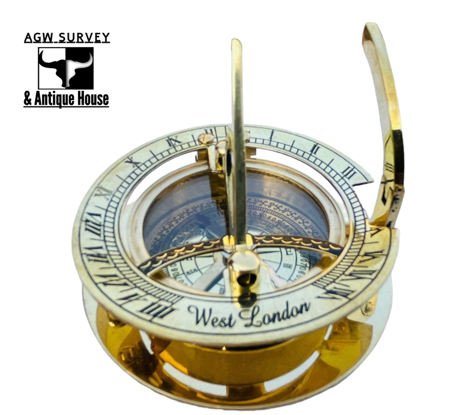 High-Precision Brass Compass – Durable Navigation Tool for Outdoor, Hiking, Camping & Map Reading