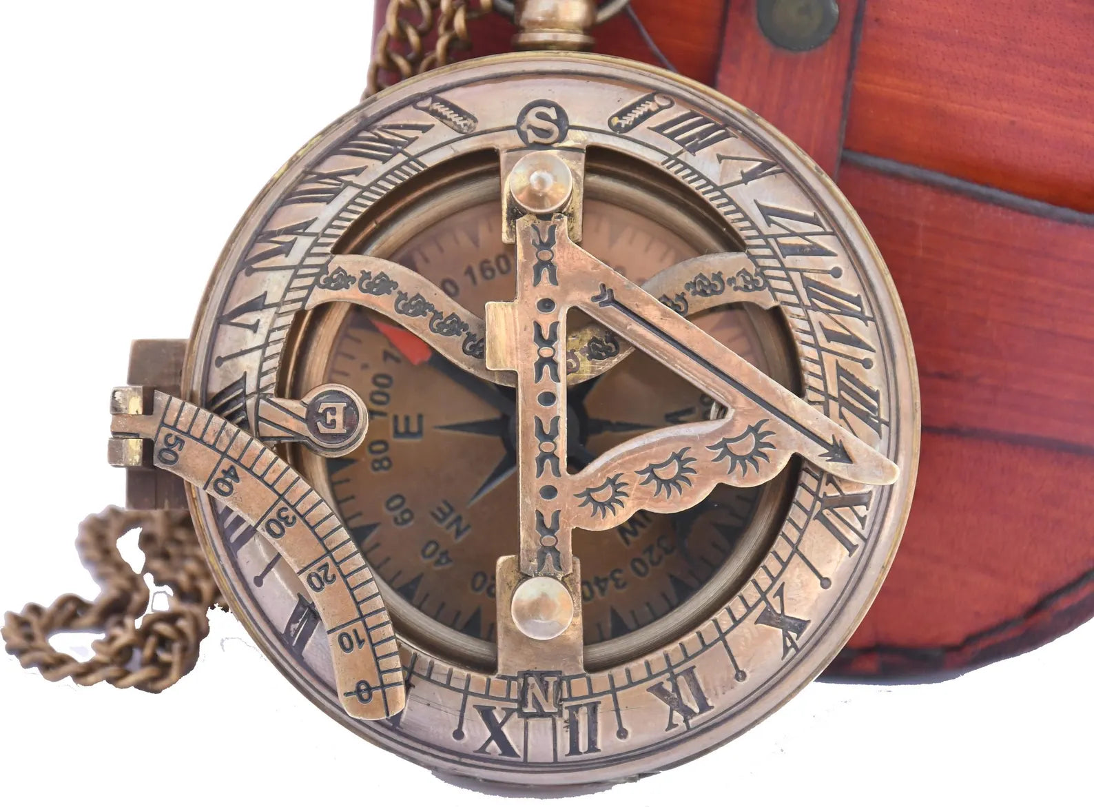 Personalized Sundial Compass, Engraved Vintage Functional Working compass, gift for mom, Dad gift, Husband birthday gift, Anniversary gift